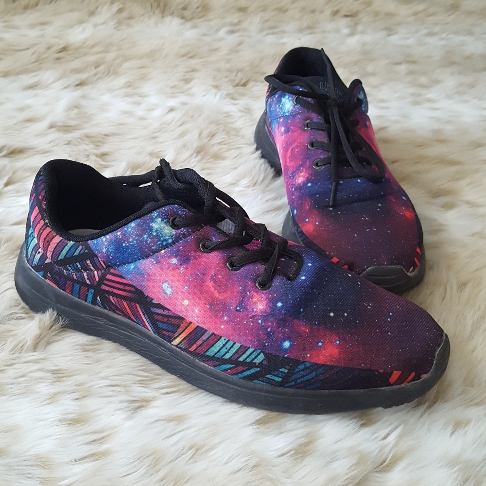 🌙YES WE VIBE Aztec Galaxy Shoes